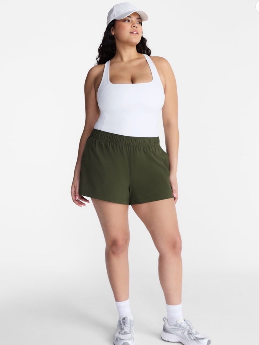 Avia plus size woven featherstretch shorts athletic